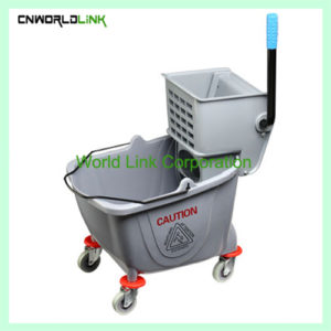 Single mop side press wring trolley WL-100VL (1)